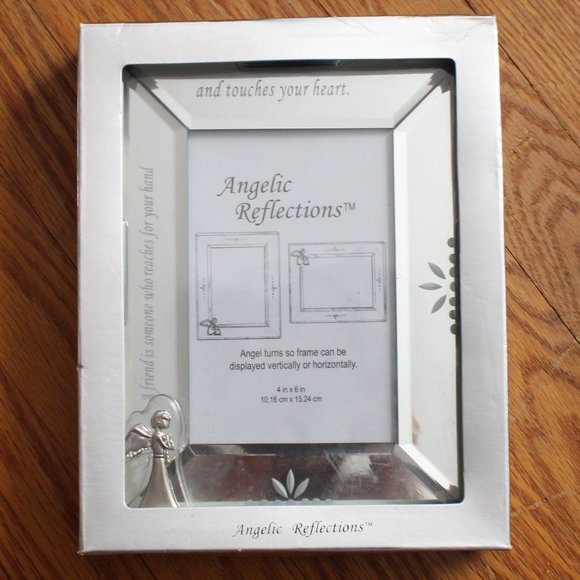 Angelic Reflections Other - Angelic Reflections Mirrored Glass Picture Frame
